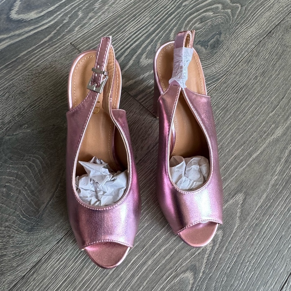 RAID Rai Pink Sling Back Heeled Sandals Size 7 - Picture 9 of 11